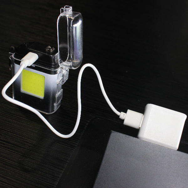 SPARKLED Encendedor Eléctrico USB con Linterna